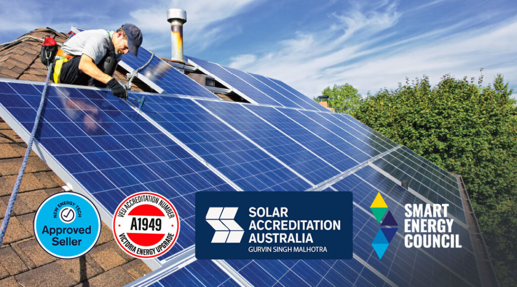 Solar panel installation rebates in Victoria and accreditations