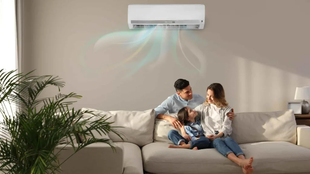 Happy Victorian family enjoying energy savings at home with VEU eligible systems installed by Green User.